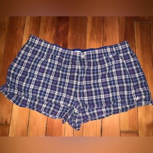 Aerie plaid boxer sleep shorts